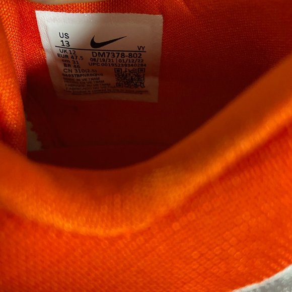 Mens Nike Zoom Freak 3 TB Promo Orange Basketball Shoes DM7378-802 Size 13 NEW